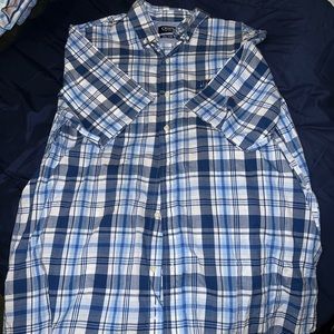 Men’s short sleeve chaps button up shirt